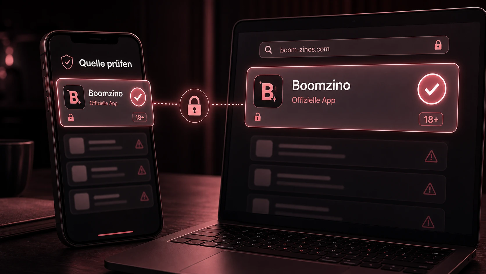 Boom Zino App: alternative Schreibweise und richtige Quelle
