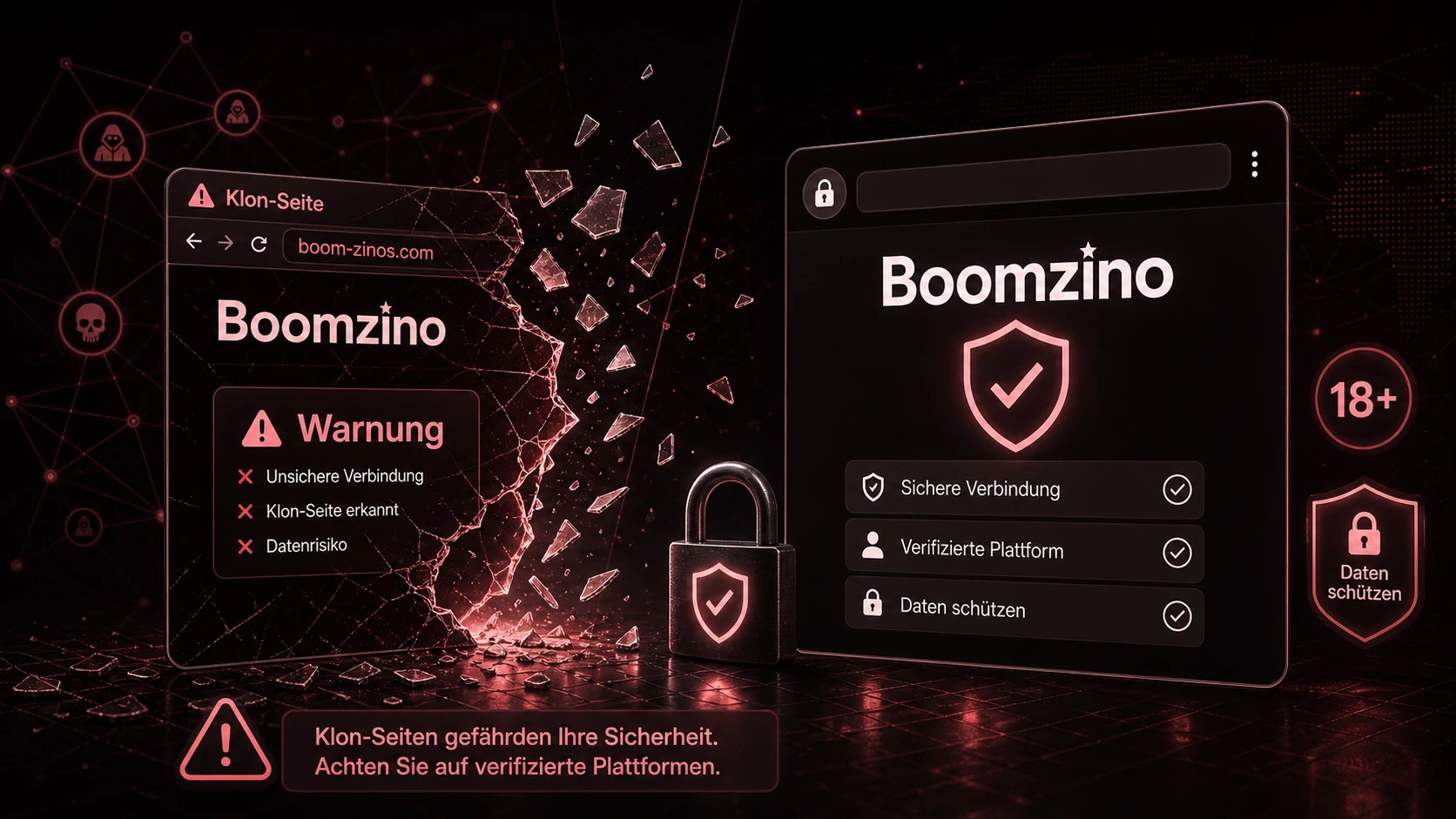 Gefälschte Plattformen, Spiegel-Websites und kriminelle Netzwerke